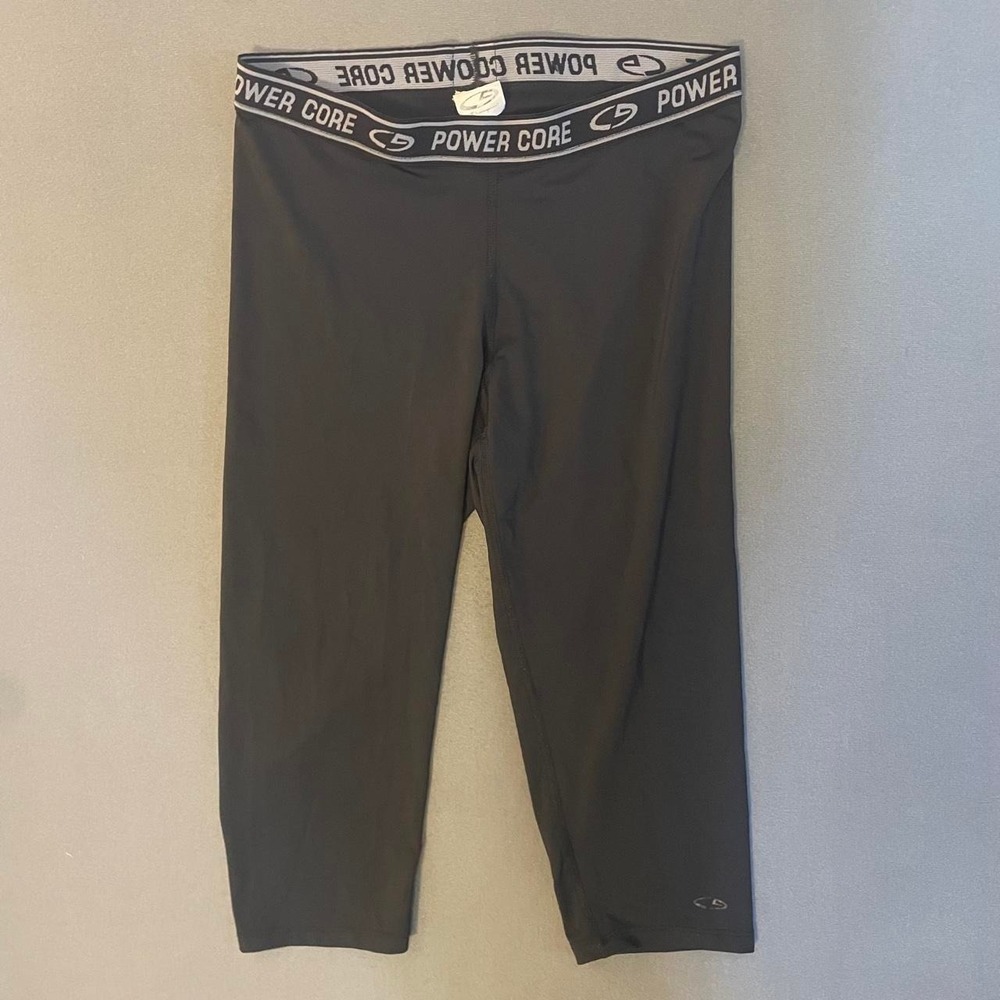 Champion Power Core black capri leggings - M